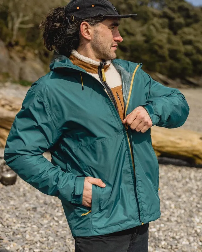 Passenger Jackets Echo Recycled Water Resistant Jacket Mediterranean Mediterranean 8211 Men