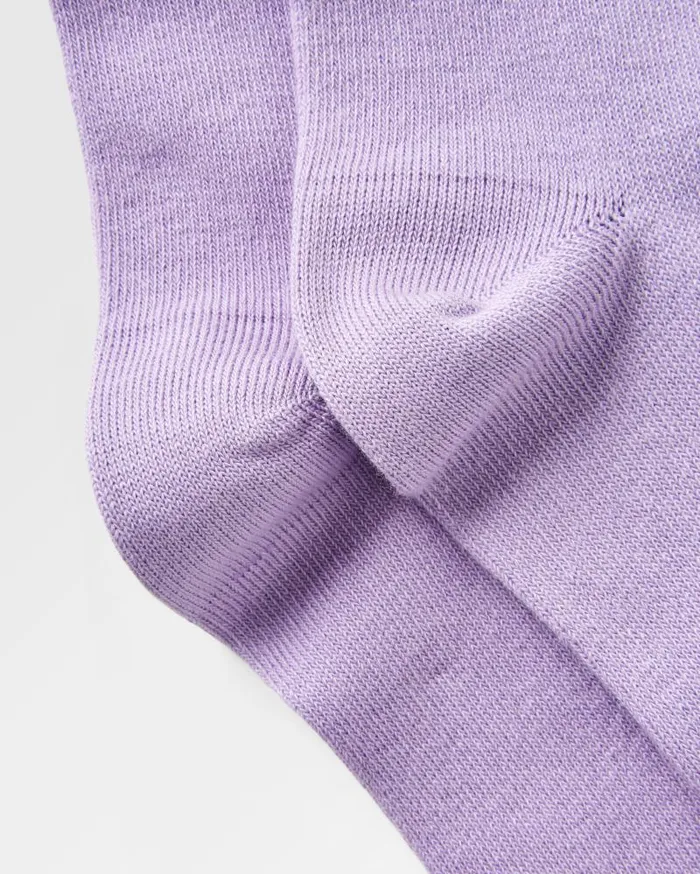 Passenger Socks Organic Crew Socks Dusty Lilac Dusty Lilac 8211 Women