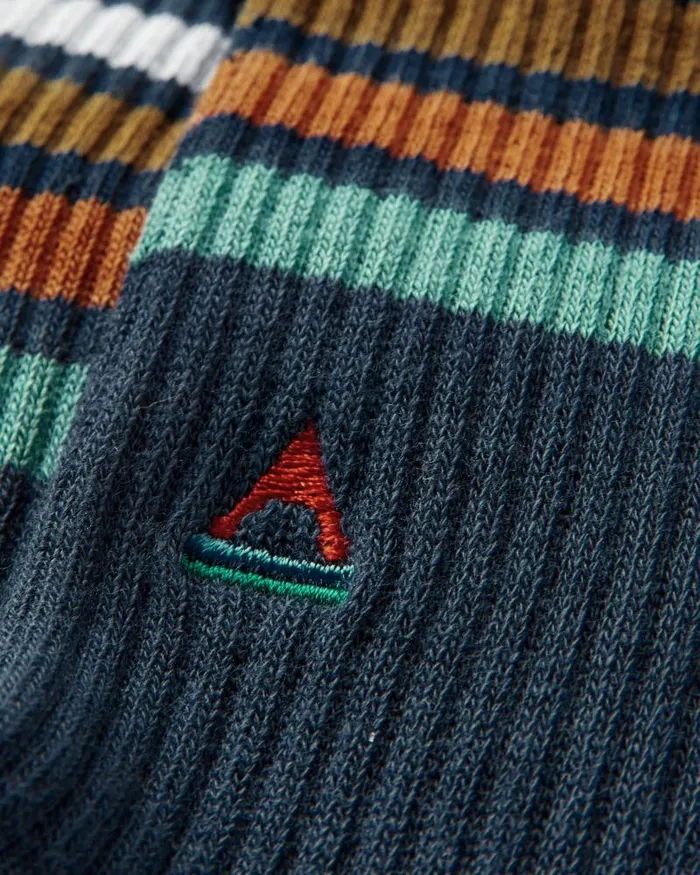 Passenger Socks Organic Midweight Crew Socks Navy Navy 8211 Men