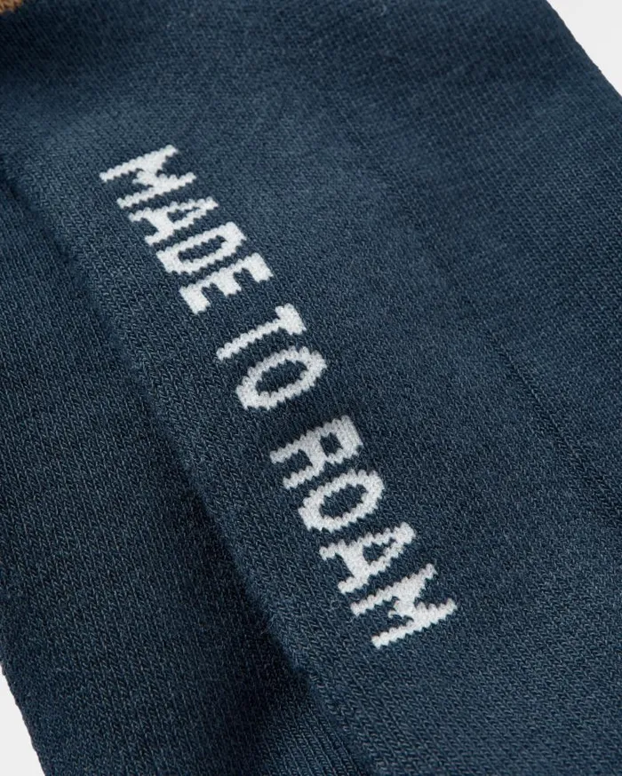 Passenger Socks Organic Midweight Crew Socks Navy Navy 8211 Men