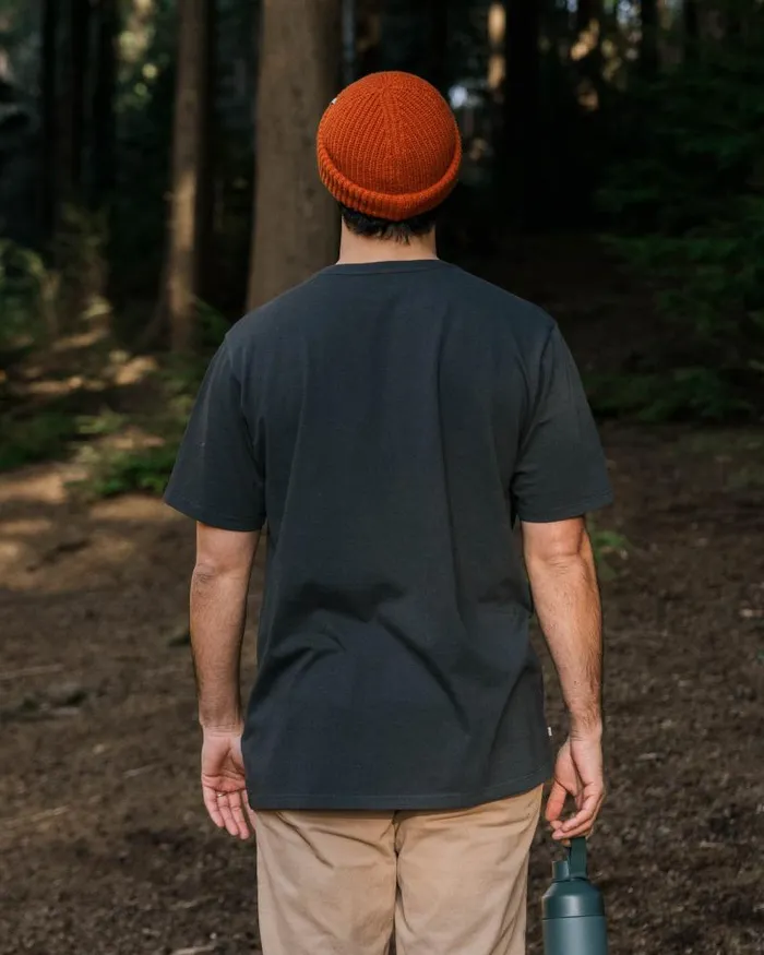 Passenger Tops Alp Recycled Cotton TShirt Black Black 8211 Men
