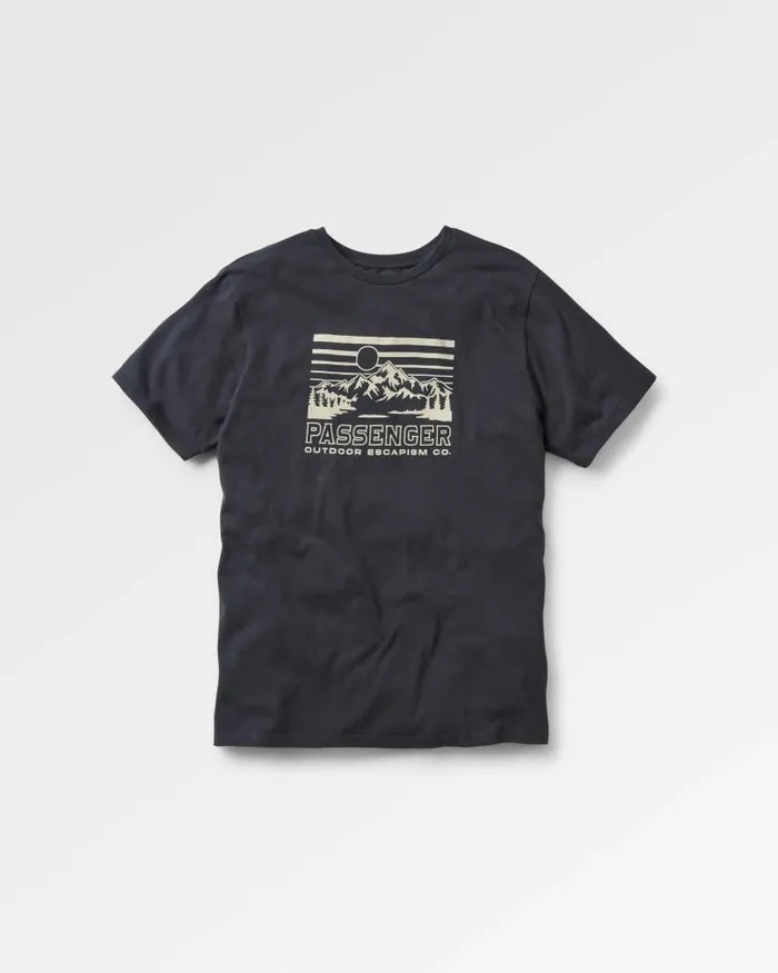 Passenger Tops Alp Recycled Cotton TShirt Black Black 8211 Men