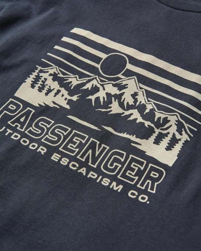 Passenger Tops Alp Recycled Cotton TShirt Black Black 8211 Men