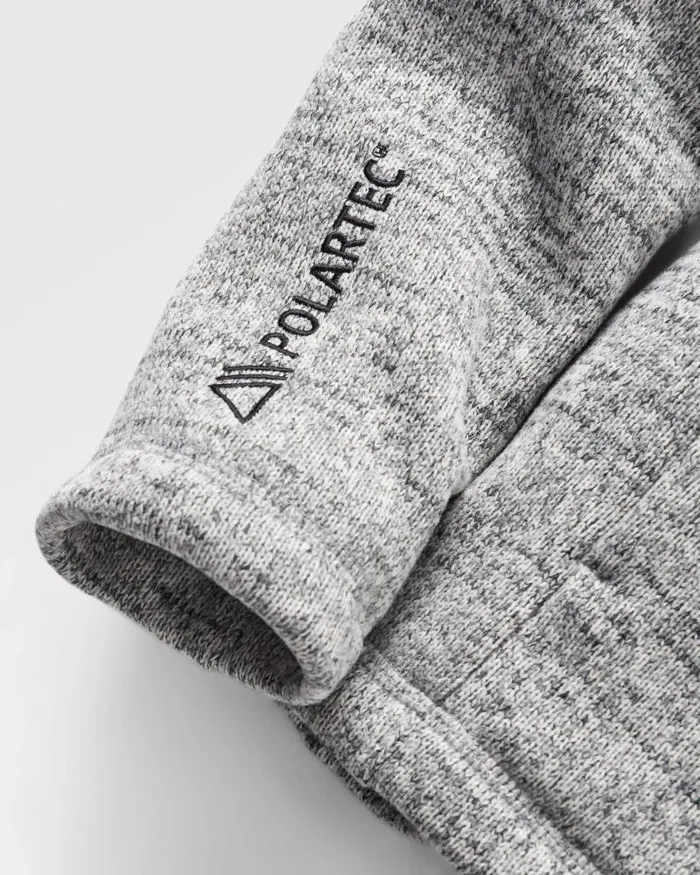Passenger Tops Amber Recycled Polartec Fleece Grey Marl Grey Marl 8211 Women