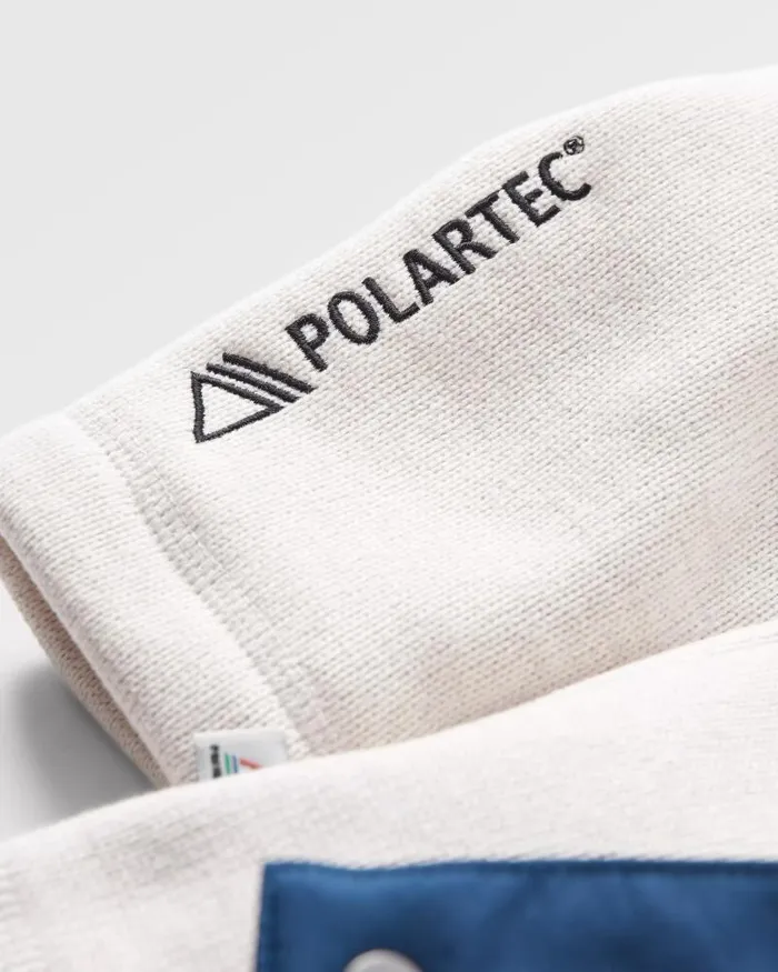 Passenger Tops Amber Recycled Polartec Fleece Vintage White Vintage White 8211 Women