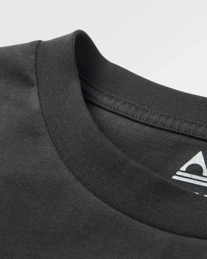 Passenger Tops Better Outside Organic Relaxed Fit TShirt Black Black 8211 Men