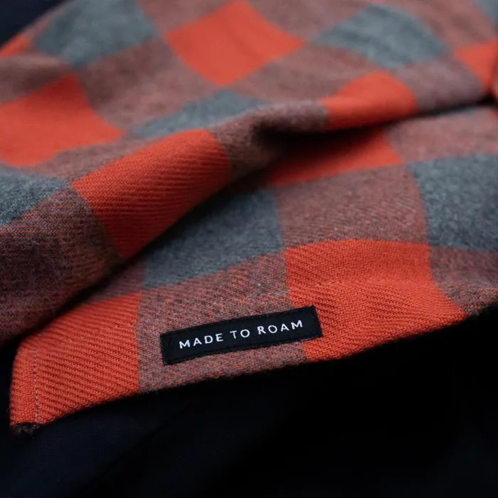 Passenger Tops Bozeman Shirt Buffalo Check Orange Buffalo Check Orange 8211 Men