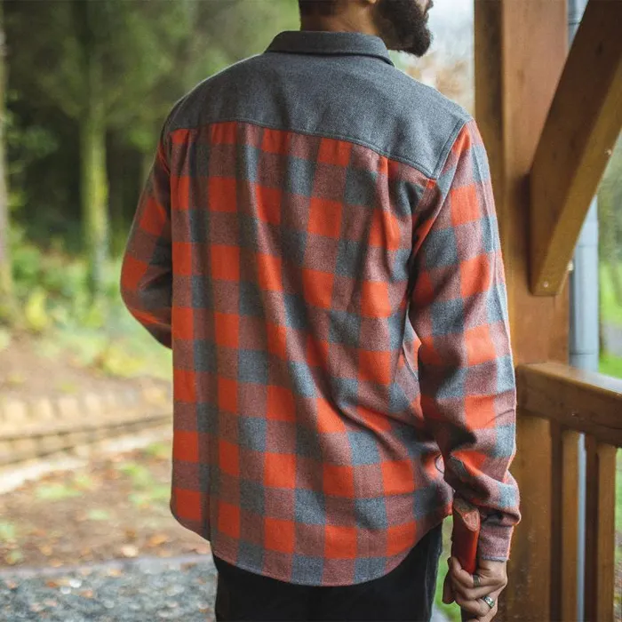 Passenger Tops Bozeman Shirt Buffalo Check Orange Buffalo Check Orange 8211 Men