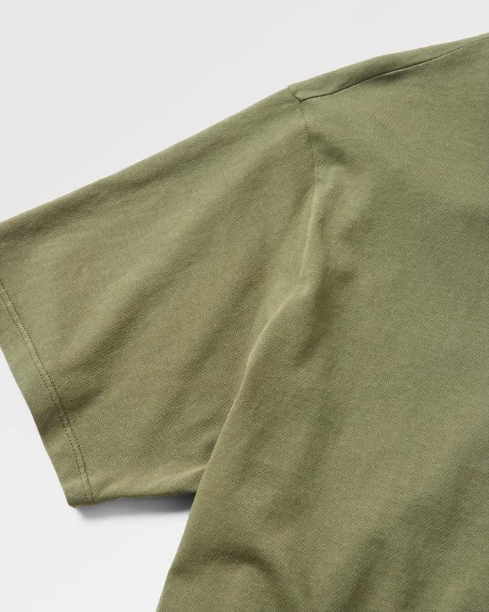 Passenger Tops Branch Out Recycled Cotton TShirt Khaki Khaki 8211 Men
