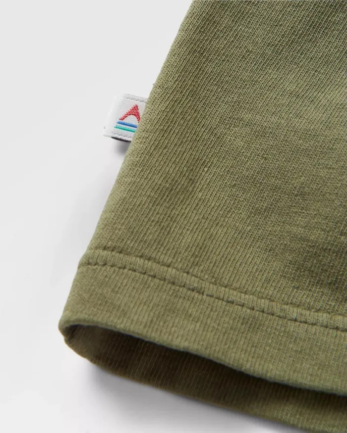 Passenger Tops Branch Out Recycled Cotton TShirt Khaki Khaki 8211 Men