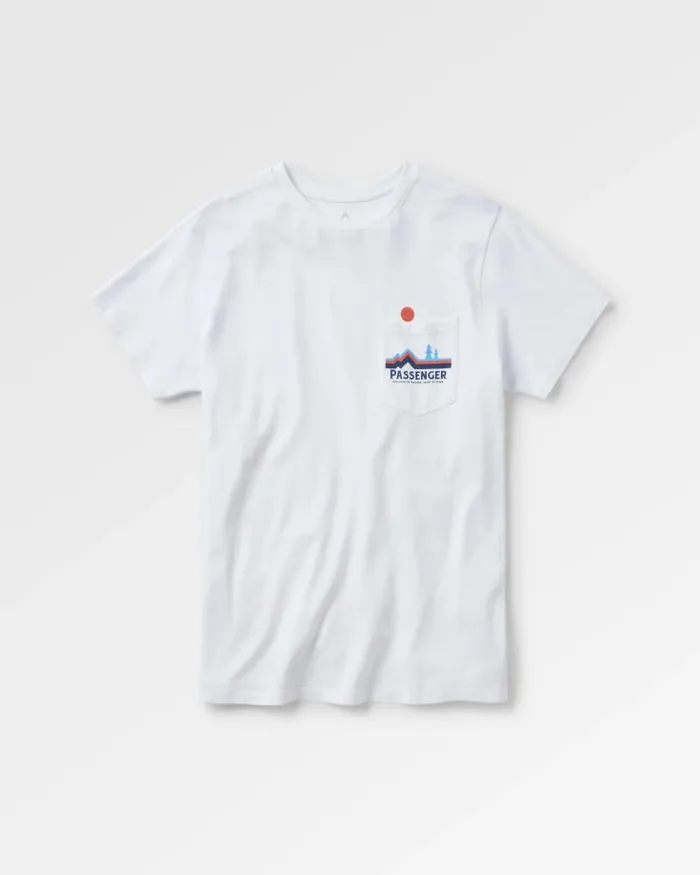 Passenger Tops Branch Out Recycled Cotton TShirt White White 8211 Men