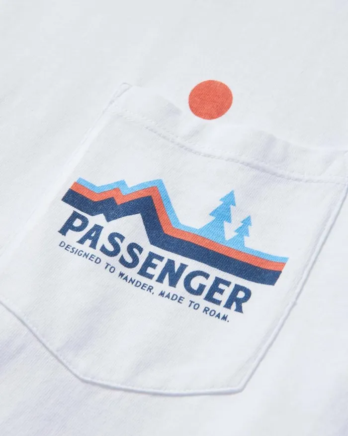 Passenger Tops Branch Out Recycled Cotton TShirt White White 8211 Men