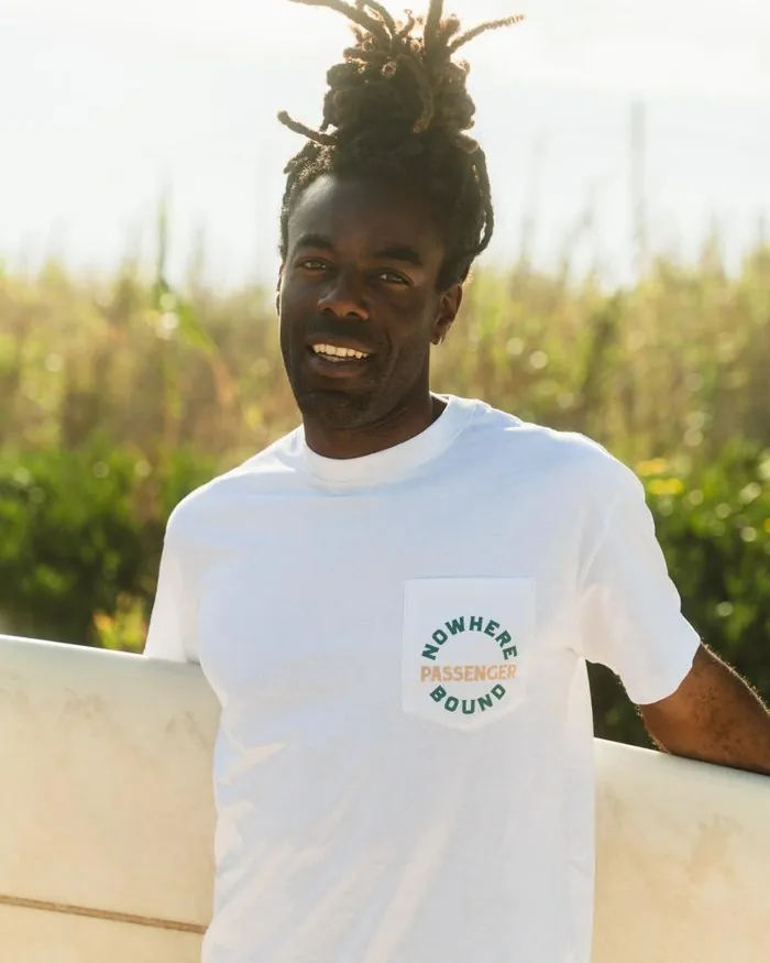 Passenger Tops Cabin Recycled Relaxed Fit TShirt White White 8211 Men