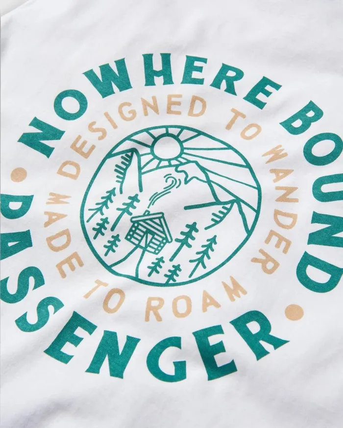 Passenger Tops Cabin Recycled Relaxed Fit TShirt White White 8211 Men