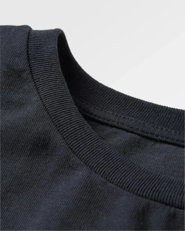Passenger Tops Escapism Recycled Cotton TShirt Black Black 8211 Men