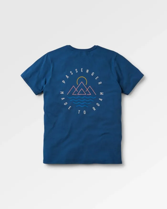 Passenger Tops Escapism Recycled Cotton TShirt Dark Denim Dark Denim 8211 Men
