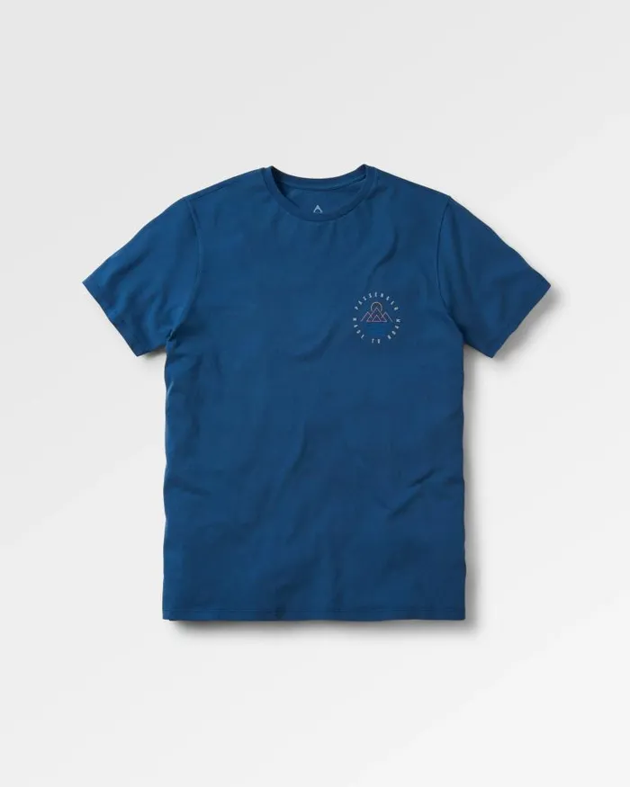 Passenger Tops Escapism Recycled Cotton TShirt Dark Denim Dark Denim 8211 Men