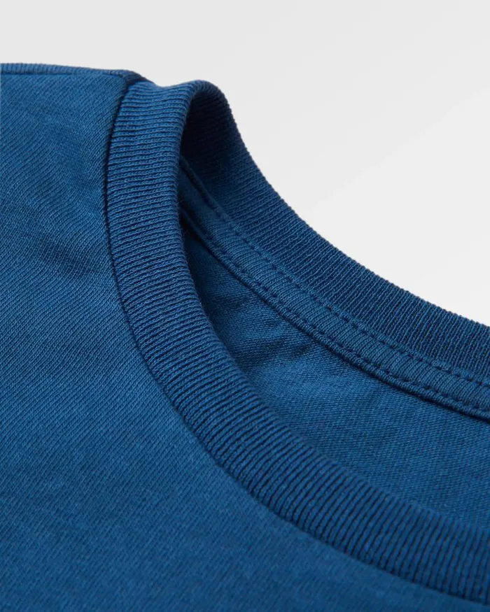 Passenger Tops Escapism Recycled Cotton TShirt Dark Denim Dark Denim 8211 Men