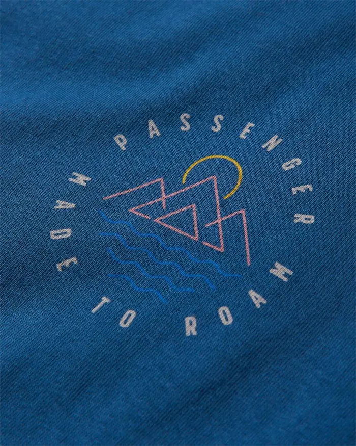 Passenger Tops Escapism Recycled Cotton TShirt Dark Denim Dark Denim 8211 Men