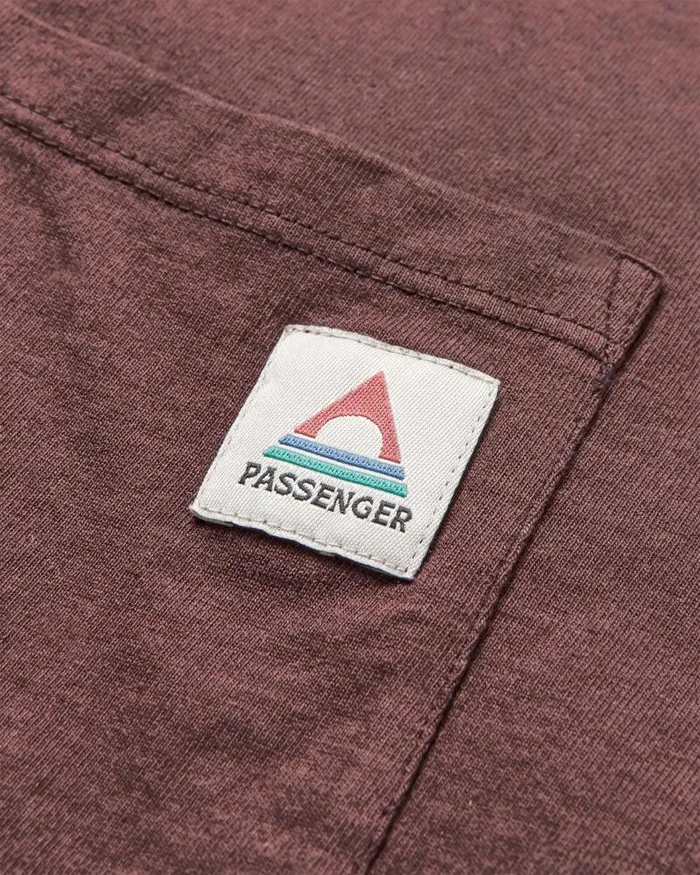 Passenger Tops Heritage Recycled Relaxed Fit LS TShirt Java Java 8211 Men