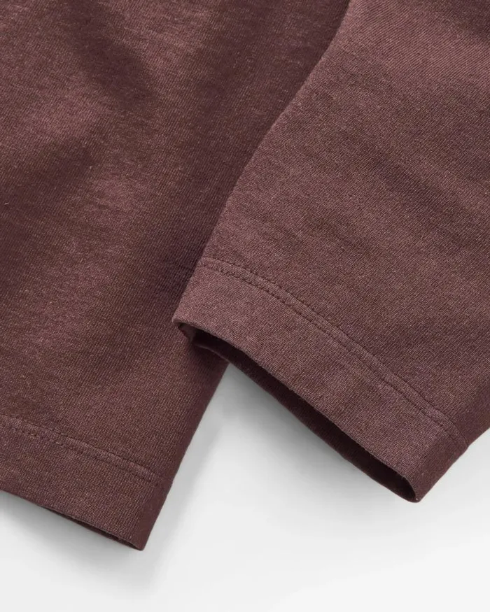 Passenger Tops Heritage Recycled Relaxed Fit LS TShirt Java Java 8211 Men