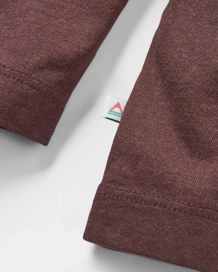 Passenger Tops Heritage Recycled Relaxed Fit LS TShirt Java Java 8211 Men