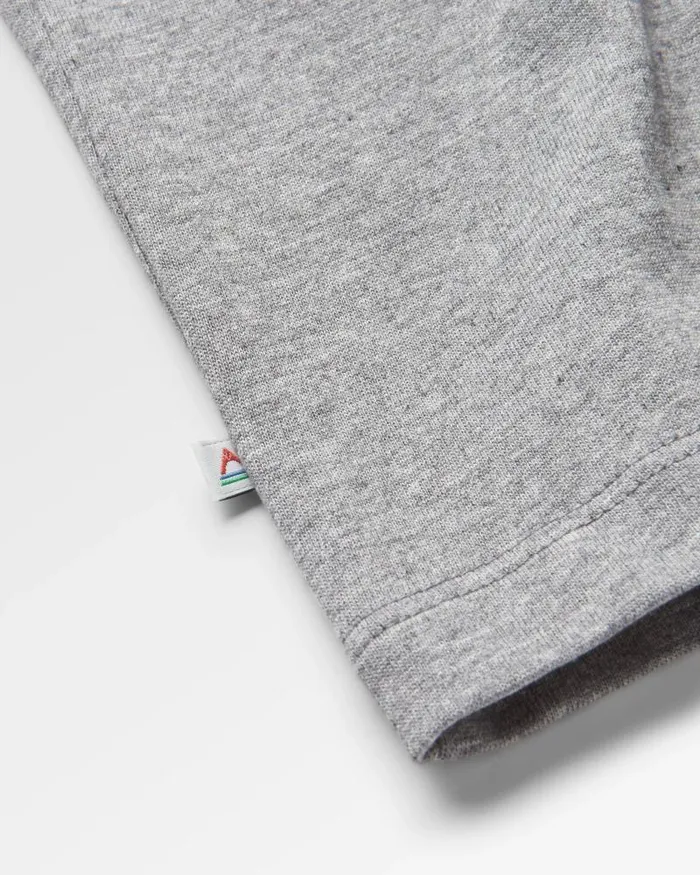 Passenger Tops Heritage Recycled Relaxed Fit TShirt Dark Grey Marl Dark Grey Marl 8211 Men