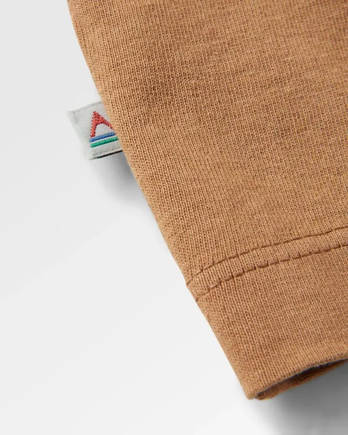 Passenger Tops Heritage Recycled Relaxed Fit TShirt Toffee Toffee 8211 Men