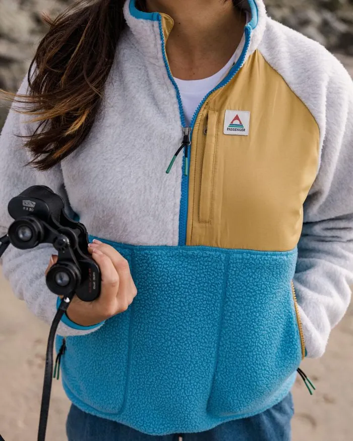 Passenger Tops Home 20 Recycled Sherpa Fleece Atlantic Blue Atlantic Blue 8211 Women Passenger Tops Home 20 Recycled Sherpa Fleece Atlantic Blue Atlantic Blue 8211 Women