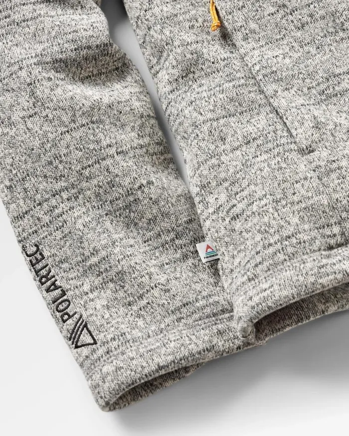 Passenger Tops Incline Recycled Polartec Fleece Grey Marl Grey Marl 8211 Men