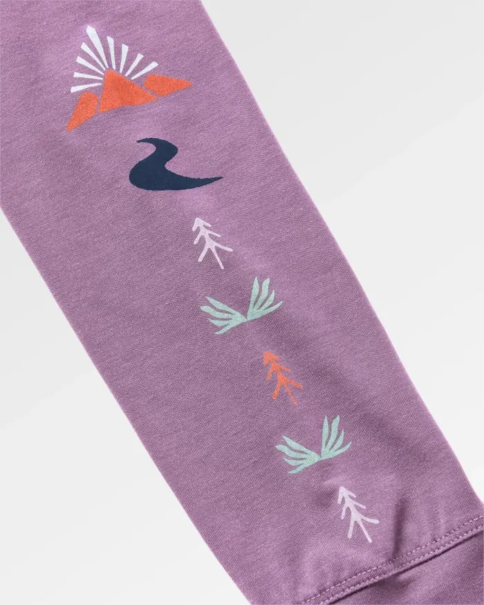 Passenger Tops Lotus Recycled Active LS Top Lilac Lilac 8211 Women