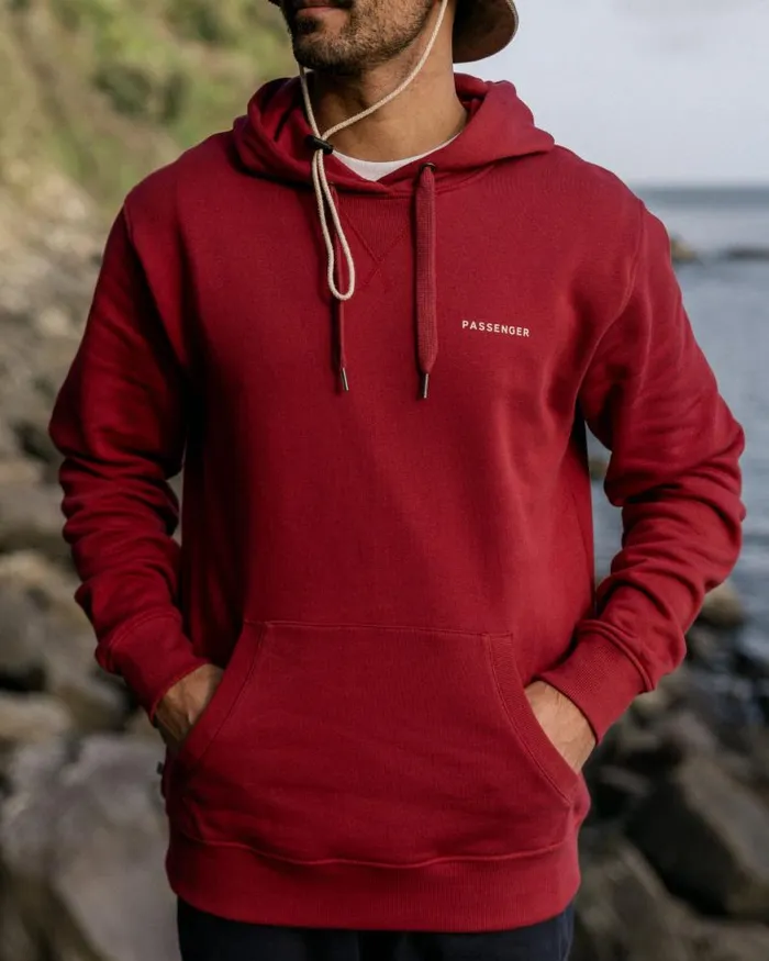 Passenger Tops Made To Roam Hoodie Forest Berry Forest Berry 8211 Men