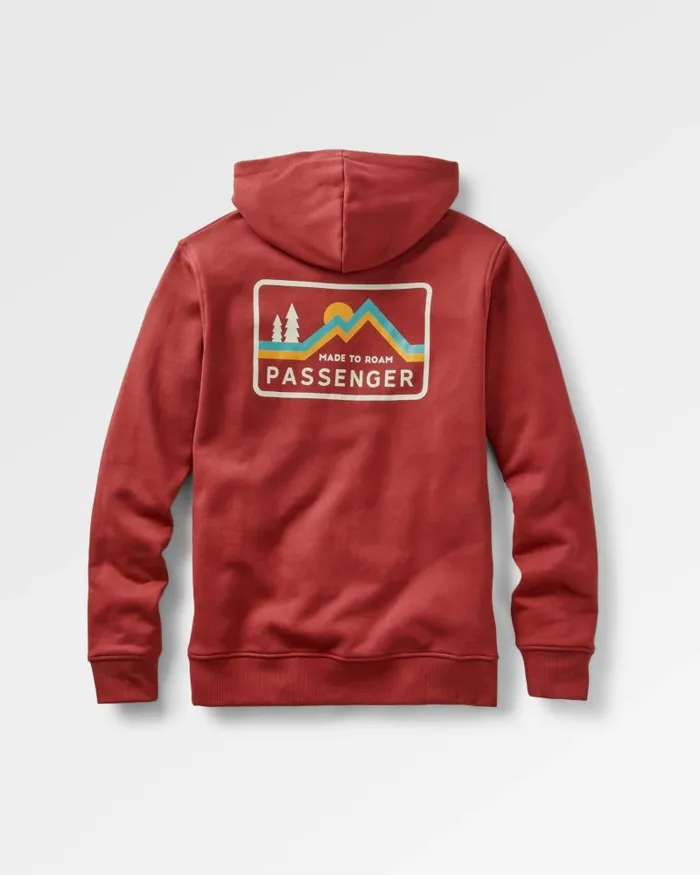 Passenger Tops Made To Roam Hoodie Forest Berry Forest Berry 8211 Men