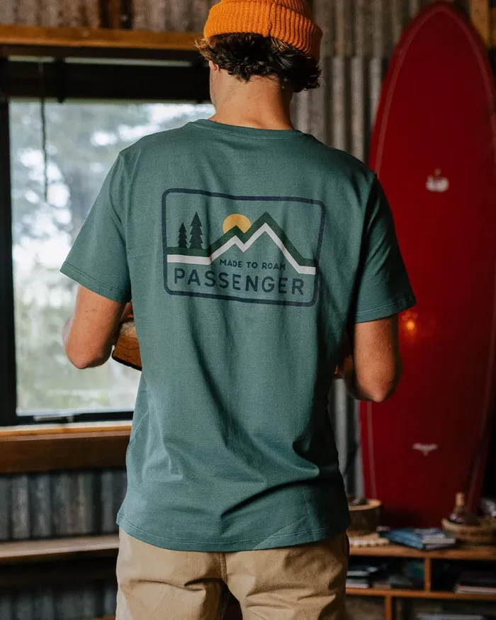 Passenger Tops Made To Roam Recycled Cotton TShirt Deep Ocean Deep Ocean 8211 Men