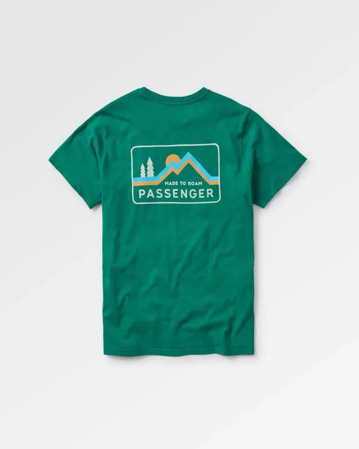 Passenger Tops Made To Roam Recycled Cotton TShirt Forest Green Forest Green 8211 Men Passenger Tops Made To Roam Recycled Cotton TShirt Forest Green Forest Green 8211 Men