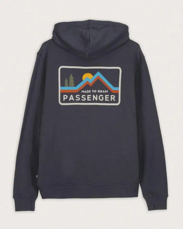 Passenger Tops Made To Roam Recycled Hoodie Faded Black Faded Black 8211 Men