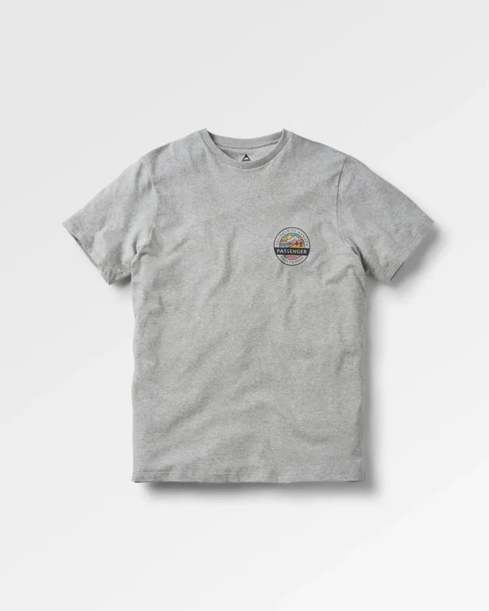 Passenger Tops Odyssey Recycled Cotton TShirt Grey Marl Grey Marl 8211 Men