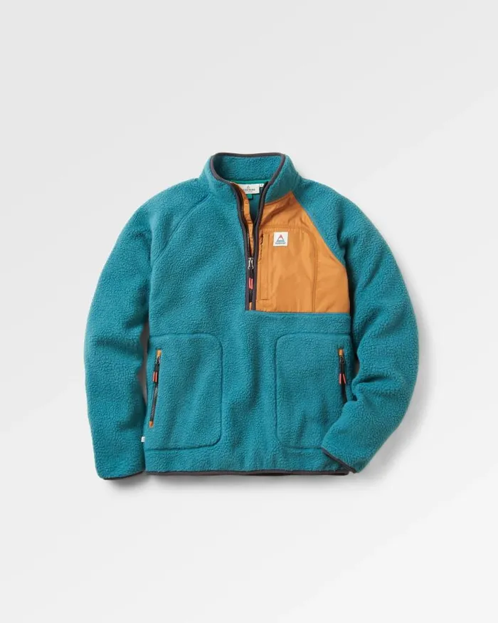 Passenger Tops Offgrid 20 12 Zip Recycled Sherpa Fleece Mediterranean Mediterranean 8211 Men