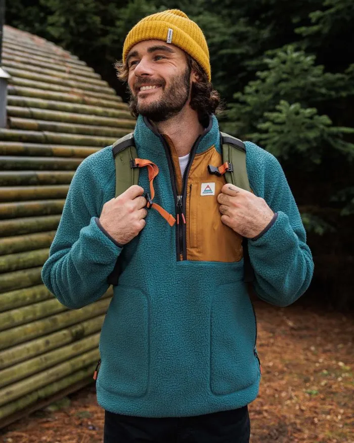 Passenger Tops Offgrid 20 12 Zip Recycled Sherpa Fleece Mediterranean Mediterranean 8211 Men