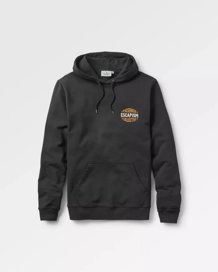 Passenger Tops Reconnect Recycled Cotton Hoodie Black Black 8211 Men