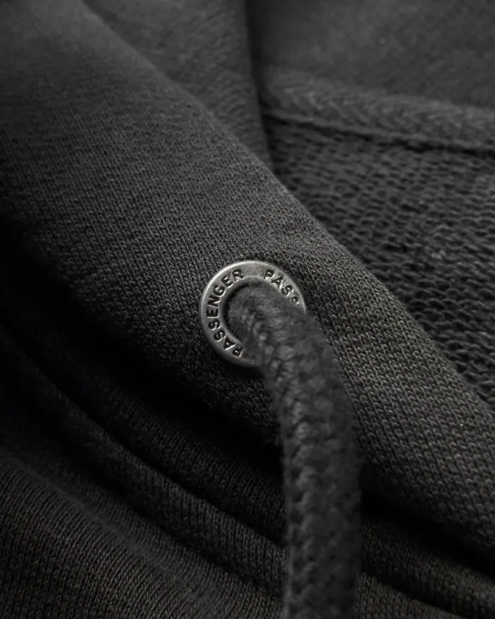 Passenger Tops Reconnect Recycled Cotton Hoodie Black Black 8211 Men