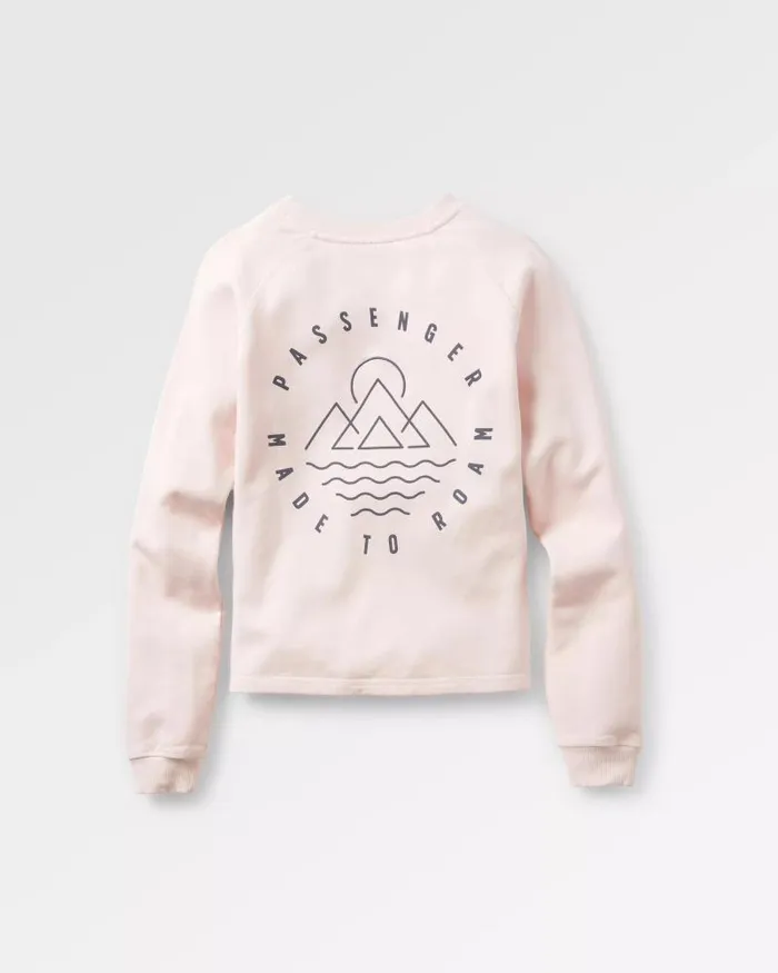Passenger Tops Remote Recycled Cotton Sweatshirt Barely Pink Barely Pink 8211 Women