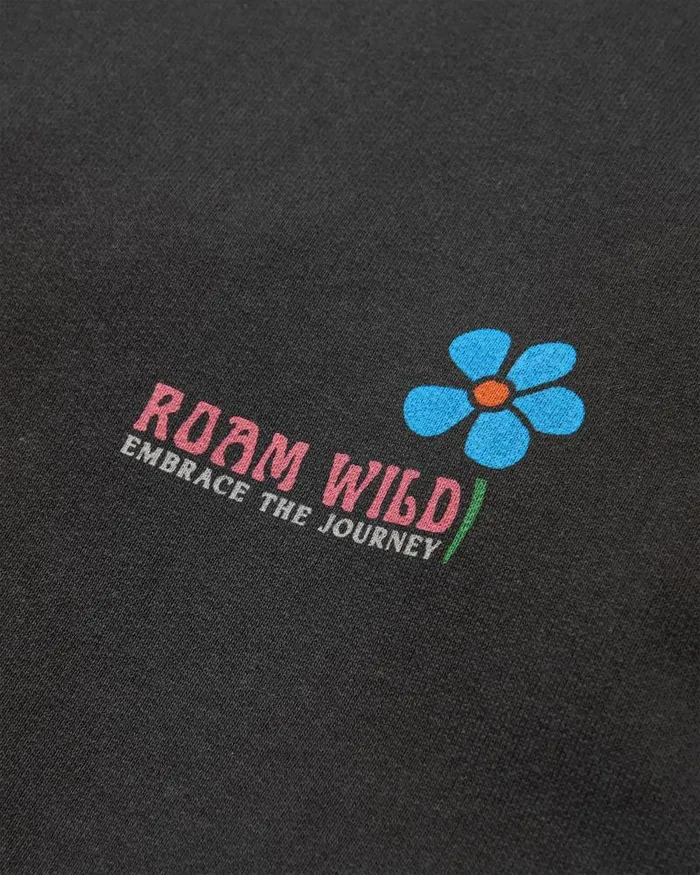 Passenger Tops Roam Wild Recycled Cotton Hoodie Black Black 8211 Women