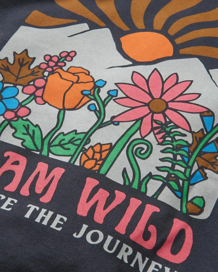 Passenger Tops Roam Wild Recycled Cotton Hoodie Black Black 8211 Women