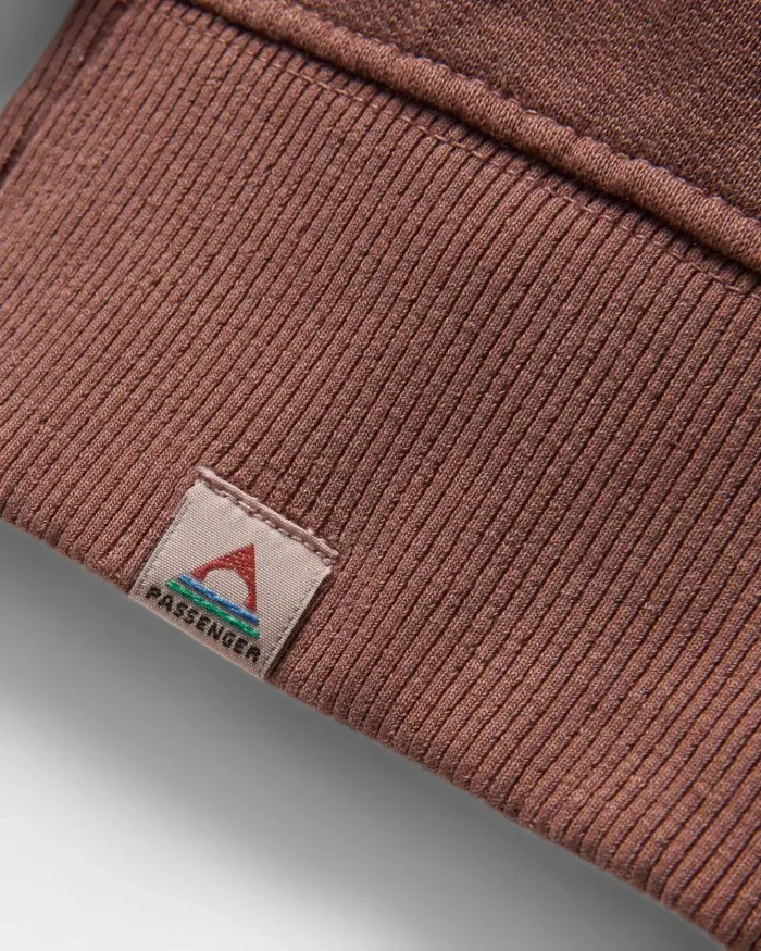 Passenger Tops Rooted In Nature Hoodie Chestnut Chestnut 8211 Women