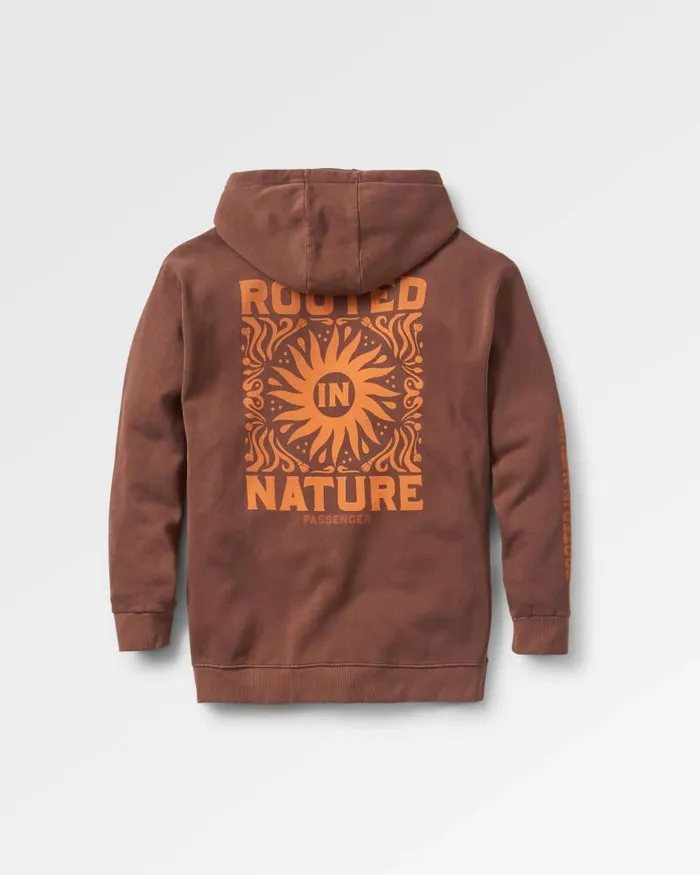 Passenger Tops Rooted In Nature Hoodie Chestnut Chestnut 8211 Women