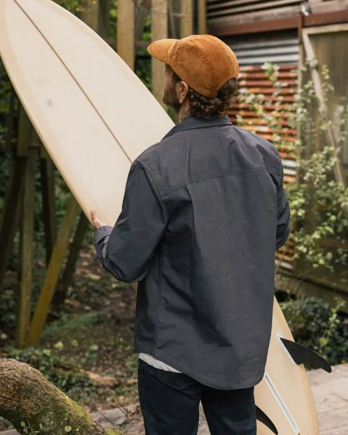 Passenger Tops Way Organic Cotton Ripstop Shirt Charcoal Charcoal 8211 Men