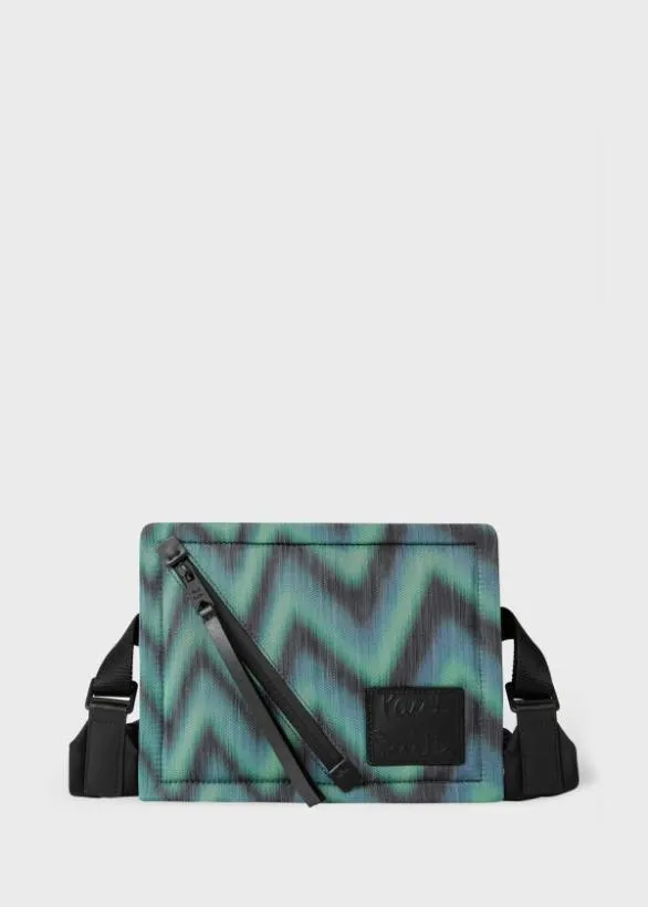 Paul Smith Bags ZigZag Cross Body Bag Black 8211 Mens