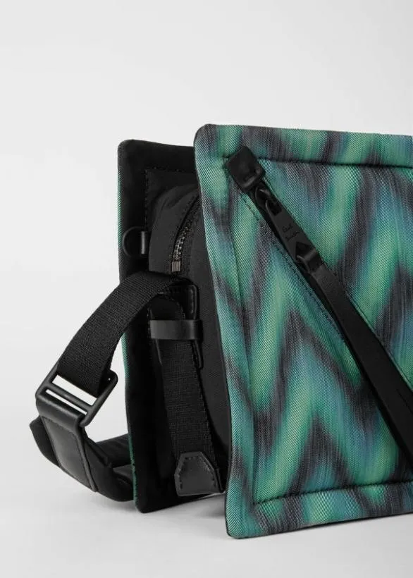 Paul Smith Bags ZigZag Cross Body Bag Black 8211 Mens