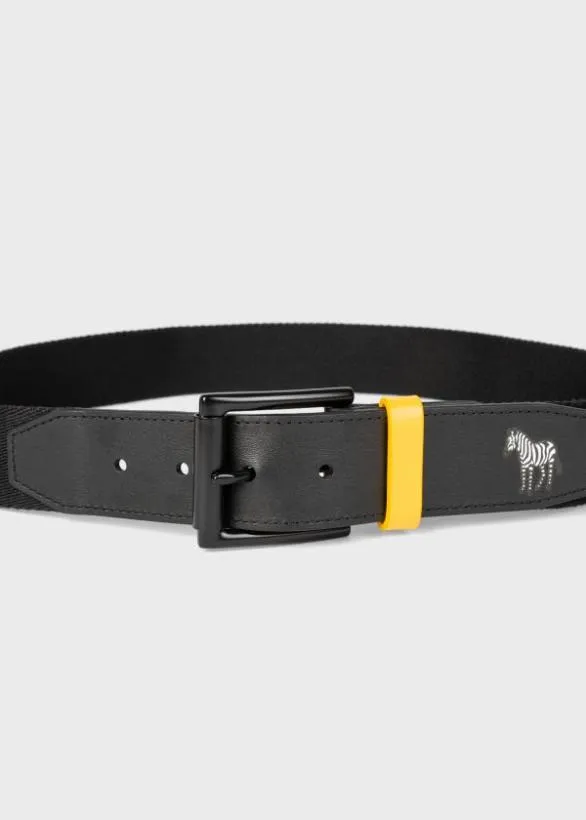 Paul Smith Belts 039Zebra039 Belt Black 8211 Mens